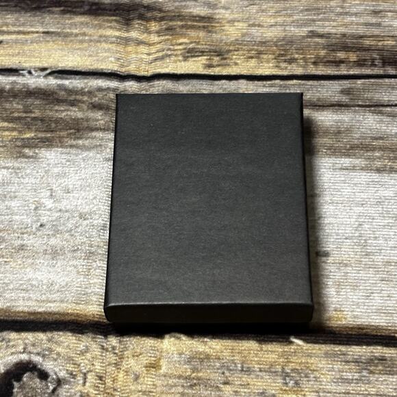 Gold Tone 3mm Square Cut CZ Eternity Band Ring- Size 9 - Picture 4 of 4